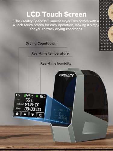 Creality Space Pi Filament Dryer Box, Double 360° Heating with Fan & Touch Screen, 3D Printer Dry Box for PLA PETG ABS TPU Nylon (1.75/2.85/3mm) - size: Creality Space Pi