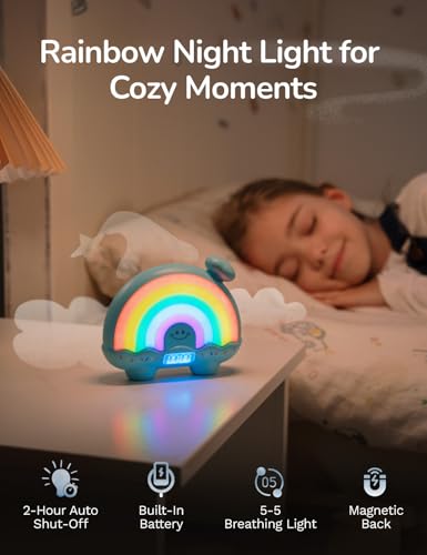 Timer Pal, Rainbow Visual Timer for Kids/Adults, 0-99 Minutes Light Timer - color: Blue