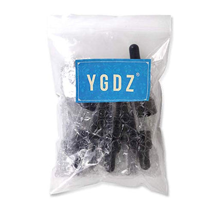 YGDZ Droppers for Essential Oils 15 Pack 15ml (1/2 Ounce) Glass Eye Dropper Tops - Fit for DoTerra Young Living 15ml Essential Oil Bottles - size: 15 Count (Pack of 1)