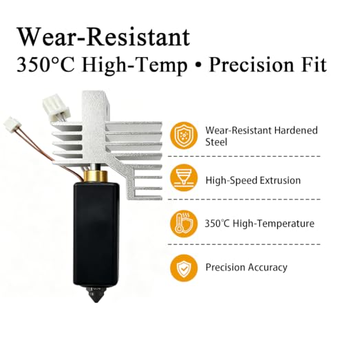 2PK 0.4MM CC2 Hardened Steel Ceramic Hotend for Centauri Carbon 2/CC2 - style: 0.4MM Hotend for Centauri Carbon 2