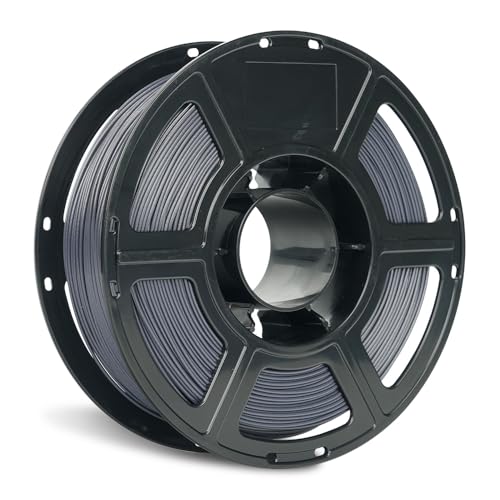 FLASHFORGE Carbon Fiber PETG Filament 1.75mm, Carbon Fiber PETG 3D Printer Filament, 1KG Spool Dimensional Accuracy +/- 0.02mm, Lightweight & Heat-Resistant & Moisture Free (Volcanic Rock Gray) - color: Grey, size: PETG CF