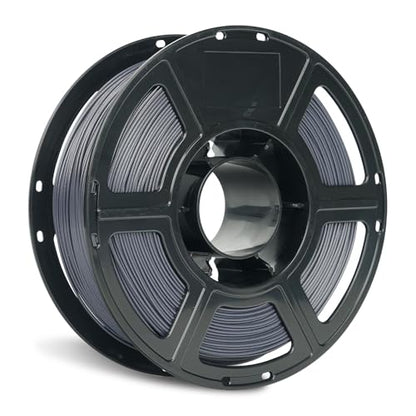 FLASHFORGE Carbon Fiber PETG Filament 1.75mm, Carbon Fiber PETG 3D Printer Filament, 1KG Spool Dimensional Accuracy +/- 0.02mm, Lightweight & Heat-Resistant & Moisture Free (Volcanic Rock Gray) - color: Grey, size: PETG CF