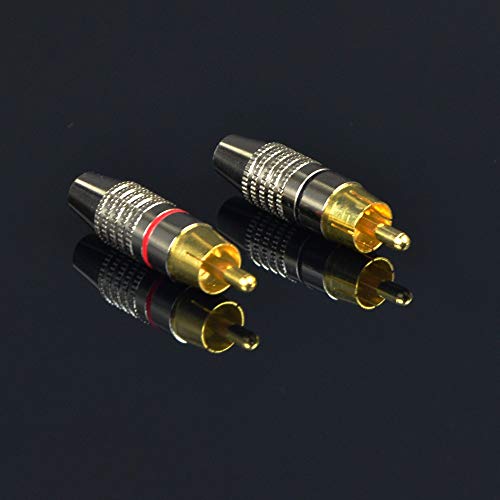 CNCESS Waterproof RCA Male to Male Cable, 2-Pack (3 Feet) - size: 3 FT