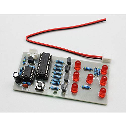 KOOBOOK 2Sets Electronic Dice Board Kit LED Circuit DIY Kit for Electronic Learning