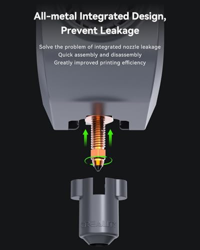 Creality Official K1C/K1 SE Phaetus Silicon Carbide Nozzle, 0.4mm Quick-Swap 3D Printer Nozzle Specially for Carbon Fiber, Wood, Glass Fiber Filament for Ender 3 V3, Ender 3 V3 Plus, K1, K1 Max - style: 1PCS 0.4mm - Phaetus Silicon Carbide