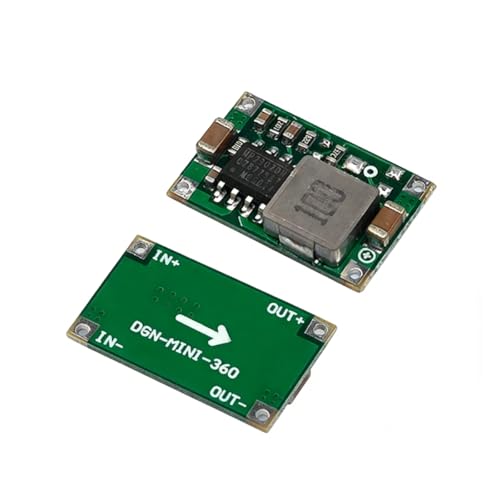 10 Pack MP1584EN 5V Buck Converter Module, Mini360 DC-DC Step Down Voltage Regulator Board 1.8A Output, Wide 5-23V Input for Arduino, RC Models, DIY Electronics - style: 10pcs-5V