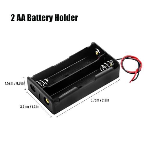 8pcs AA Battery Holder 2pcs Single AA Battery Holder 2pcs 2X 1.5V 2 AA Battery Holder 2pcs 3 AA Battery Holder with Wires 2pcs 4X 1.5V 4 AA Battery Holder - size: AA Battery Holder Sets