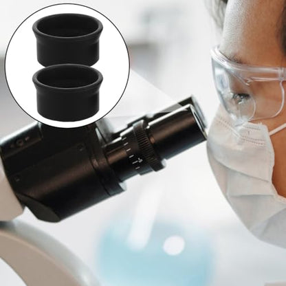 2Pcs Rubber Eyepiece Protectors for Binoculars Microscopes Eye Guards for Scientific Equipment Comfortable Eye Protection Cups to Reduce Glare and Enhance Viewing