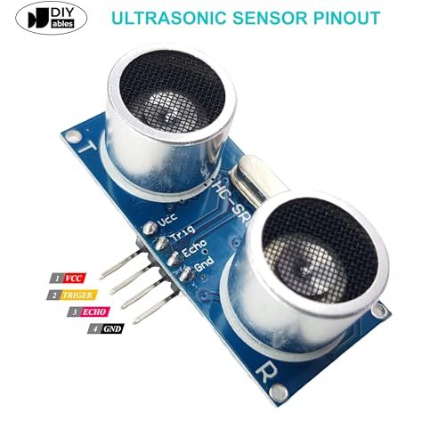2pcs HC-SR04 Ultrasonic Sensor for Arduino, ESP32, ESP8266, Raspberry Pi