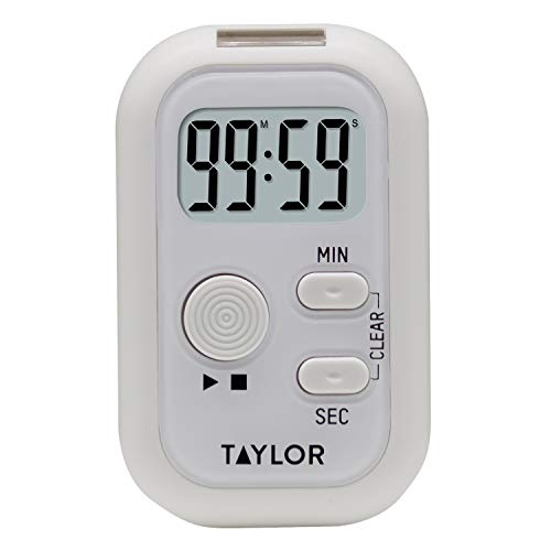 Taylor Digital Kitchen Timer Large LCD Display Magnetic Back