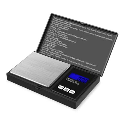 Flexzion Digital Jewelry Scale, 100g x 0.01g Pocket Scale for Gold, Coins