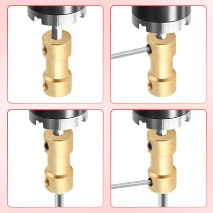 10pcs 2mm to 5mm Brass Shaft Coupling Joint Connector, Motor Shaft Extension Connector - size: 2mm to 5mm