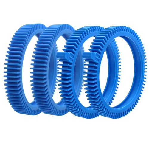 Pool Cleaner Tire Combo Kit for Hayward Pool Vacuums fit for Poolvergnuegen with Super Hump Front 896584000-143 and Rear Tires 896584000-082 Robot Vacuums(2pcs front tires + 2pcs back tires) - color: 2pcs front tires + 2pcs back tires