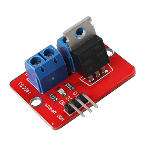 5-Pack IRF520 MOSFET Driver Module, 0-24V 5A Switch