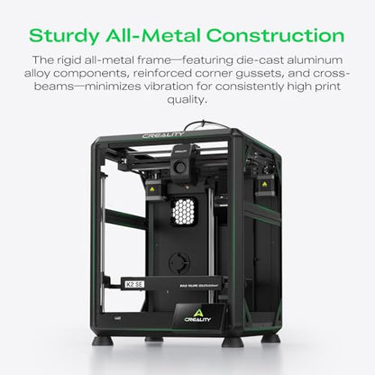 Creality K2 SE 3D Printer Bundle with 74Pcs 3D Printing Tool Wrap Kit