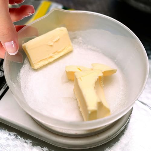 DOITOOL Kitchen Scale Tray 2 Pcs Food Scale Bowl for Electronic Scales Reusable Plastic Weighing Dish for Weighing Food Small Objects Baking Cooking 7.28 X 6.88 X 2.16 in
