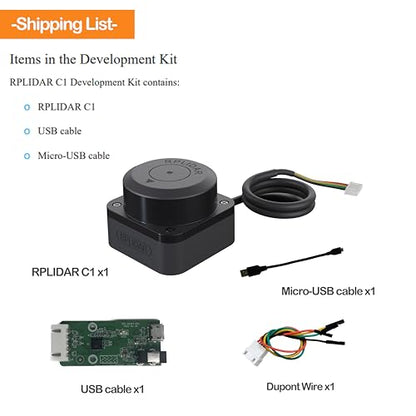 WayPonDEV RPLIDAR C1 360 Degree 2D Lidar Sensor