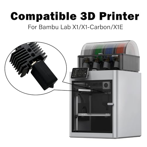 X1/X1C/X1E 0.4mm Ceramic Hotend Assembled Extruder Printhead Kit - color: Hotend 0.4MM for X1/X1C/X1E