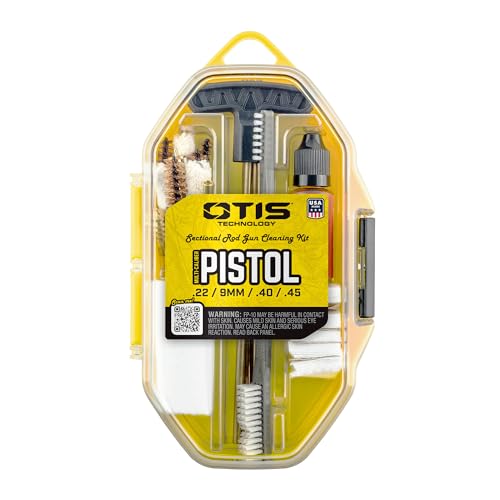 Otis Technology Multi-Caliber Pistol Cleaning Kit with Brass Rod