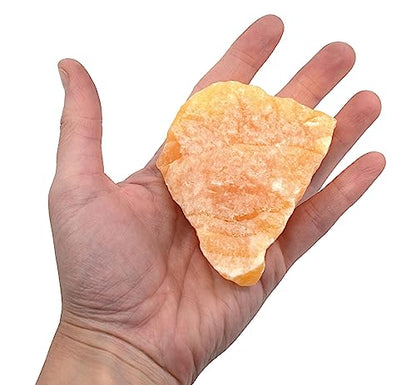 Raw Calcite, Mineral Specimen - Hand Sample - Approx. 3" - Geologist Selected & Hand Processed - Great for Science Classrooms - Eisco Labs