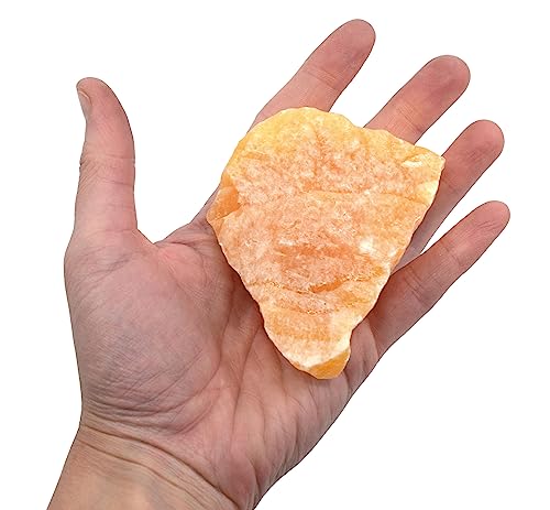 Raw Calcite, Mineral Specimen - Hand Sample - Approx. 3" - Geologist Selected & Hand Processed - Great for Science Classrooms - Eisco Labs