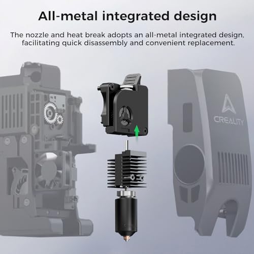 Creality Official K2/K2 Pro Hotend Kit, Upgrades Ceramic Heating Block Kit, Unicorn Quick Swap 3D Printer Nozzle, High Flow Extruder Heater Block, All Metal Integrated for Creality 3D Printers - style: K2/K2 Pro