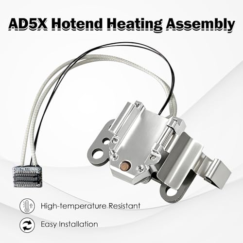 AD5X Hotend Heating Assembly Kit Heat Resistant Quick Swap - size: For AD5X