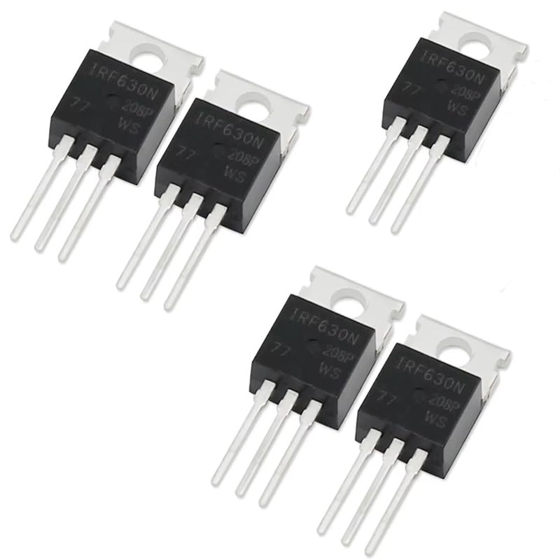 5PCS IRF630N Power N-Channel MOSFET Transistor 55V 110A TO-220 - color: IRF630N-TO-220-5pcs