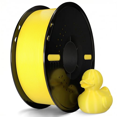 PLA+ Filament 1.75mm Yellow 1kg,Dimensional Accuracy +/- 0.02mm - color: Yellow