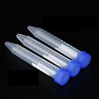 Conical Centrifuge Tubes 15ml 100 Pcs Sterile Plastic Tubes with Screw Caps - size: 15ml-100pcs