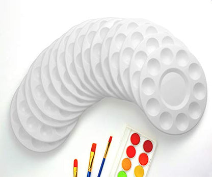 22PCS Paint Tray Palettes,Plastic Paint Pallets for Kids or Adult to Paint - color: 22pcs