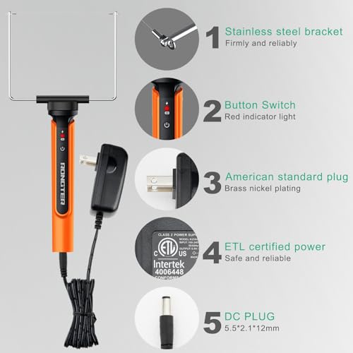 4-in-1 Hot Wire Foam Cutter Tool Hot Knife Foam Cutting Kit - color: Bagged Orange