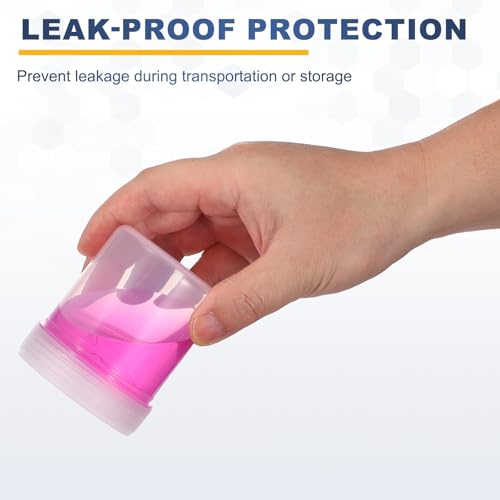 PATIKIL Wide Mouth Lab Reagent Bottles 250ml (8oz), Clear 4 Pcs - color: Clear, size: 250ml