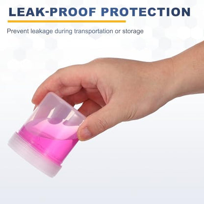 PATIKIL Wide Mouth Lab Reagent Bottles 250ml (8oz), Clear 4 Pcs - color: Clear, size: 250ml