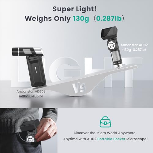 Andonstar AD112 Portable Pocket Microscope Kit