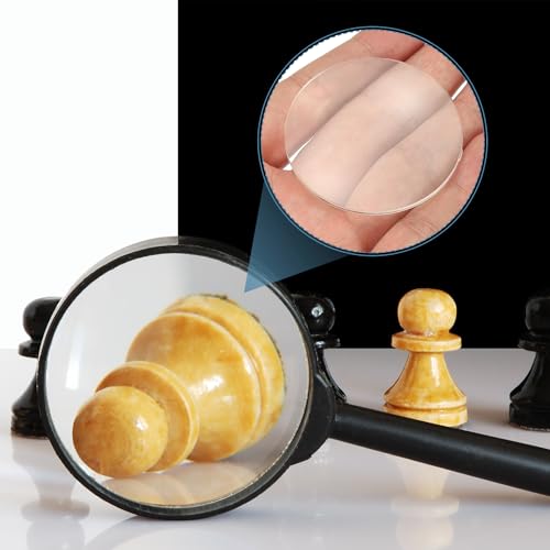 PATIKIL 15 Pack Biconvex Lens, 50mm Dia. 180mm Focal Length Spherical Optical Lenses Magnifier Paperweight Acrylic Double Convex for DIY Office Desk Home Science Experiment Telescope - size: 50mm Dia. x 180mm Focal Length