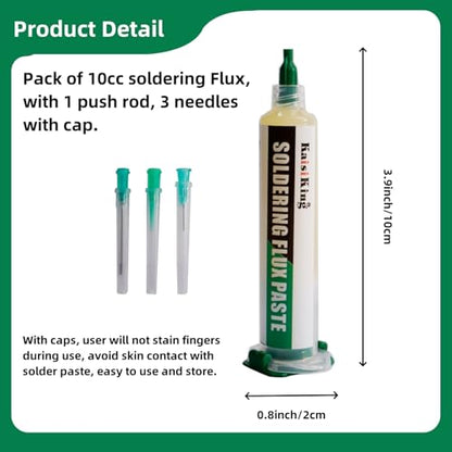 4 Pack Lead-Free Soldering Flux Paste for Electronics Soldering - size: 4PACK Solder Flux