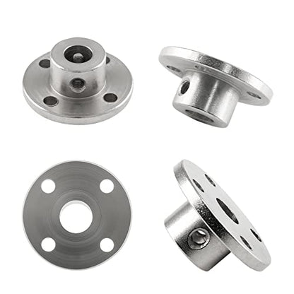8mm Flange Shaft Coupling, 4 PCS - size: 8mm, style: 4PC