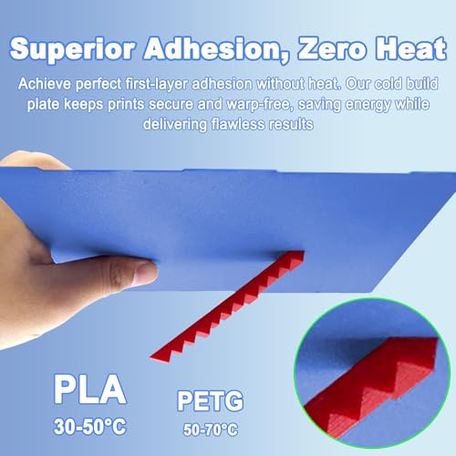 Cold Build Plate for Anycubic Kobra 3 V2/3/Combo/ACE Pro - size: 256*268mm