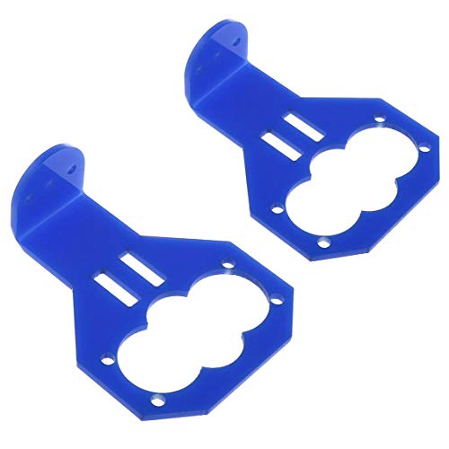 E-outstanding 2PCS Blue Cartoon Ultrasonic Sensor Mounting Bracket Holder for HC-SR04 Smart Car Arduino