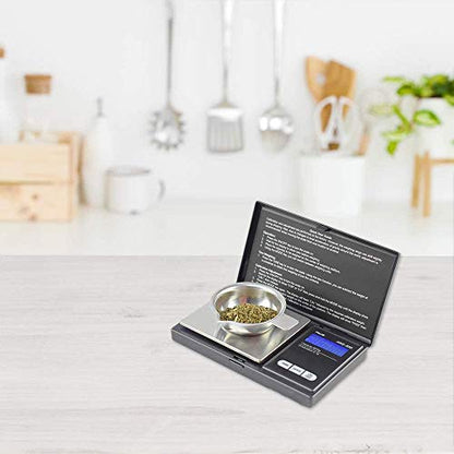 American Weigh Scales Digital Pocket Scale 600g x 0.1g with LCD Display Gram, Ounce, Carat, Grain for Coins, Jewellery, Gemstones, Metals, Kitchen, Food & Medicines – Black - color: Black, size: 600g x 0.1g