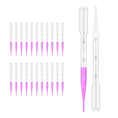 1000pcs 3ml Disposable Plastic Transfer Pipettes, LVG001 - style: Vol. 3ml, 1000pcs