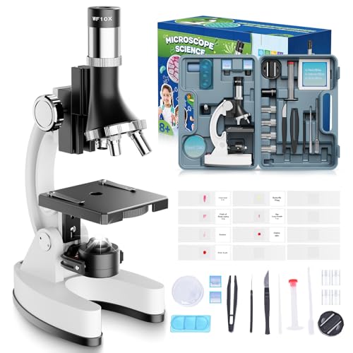 100X-1200X Kids Microscope Kit for Children: Compound Microscope for Kid