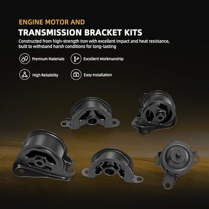 Engine Motor Mount Transmission Bracket Kits for Honda CRV L4 2.0L - style: for CR-V L4 2.0L 1997-2001