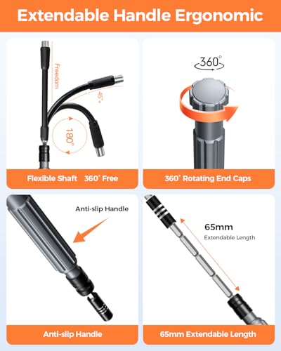 SOONAN 150 in 1 Precision Screwdriver Set, Mini Screwdriver Tool Kit Black - size: 150-IN-Black