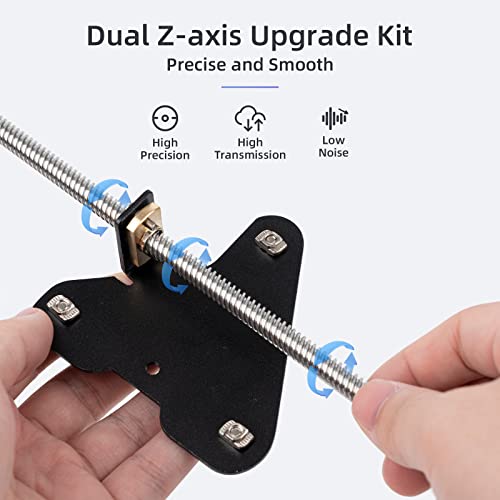 Creality 3D Printer Ender 3 Dual Z-axis Upgrade Kit Bundle with 74Pcs 3D Printing Tool Wrap Kit