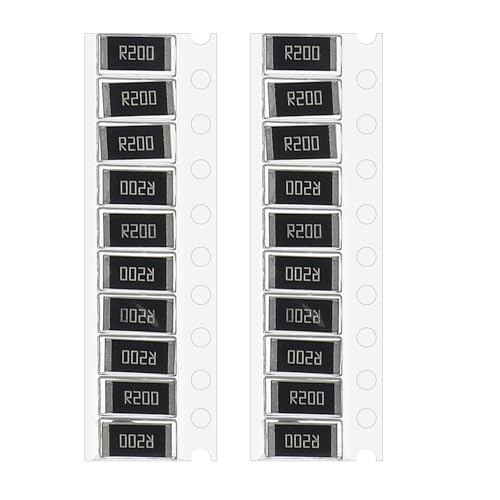 PATIKIL 2512 Surface Mount Device Chip Resistor Kit, 20Pcs 0.2 Ohm 1% Tolerance 1W DIY Resistor Ceramic Resistance Assortment Kits for Electronic Products - style: 0.2 Ohm