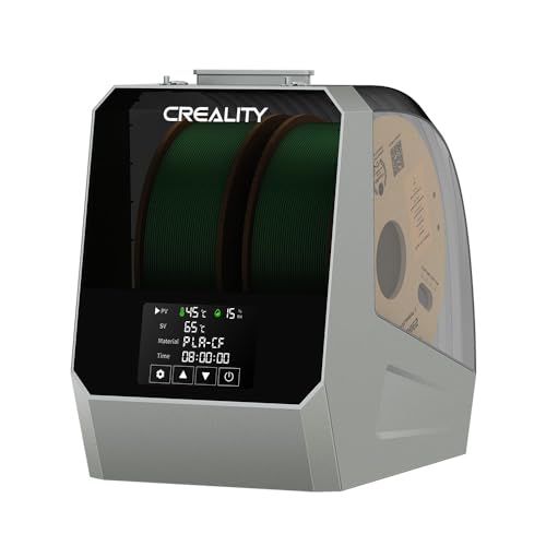 Creality Space Pi Filament Dryer Plus, 2 Spool 3D Printer Filament Dryer Box, Double 360° Heating & Fan, Touch Screen, Holder for PLA PETG ABS TPU, 1.75/2.85/3mm - color: 2 Spool Dryer