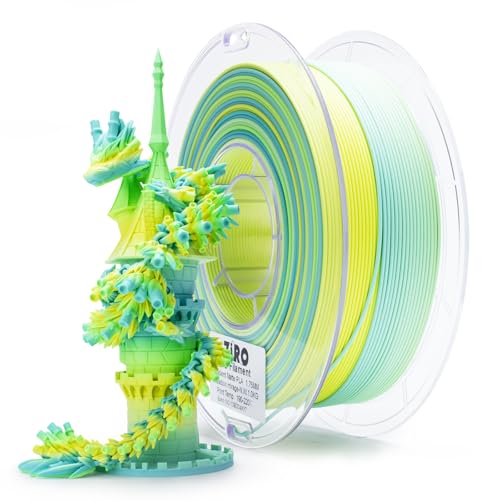 ZIRO PLA Filament 1.75mm, Matte Fast Color Change,1kg Spool, Meadow Mirage - color: Meadow Mirage(matte)