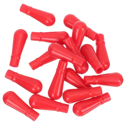 50pcs Glass Pipette Dropper Head Caps Rubber Bulb for Liquid Transfer Labs and Personal Use Convenient Silicone Dropper Accessories for Bottles and Craft Projects